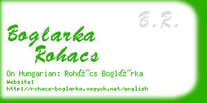 boglarka rohacs business card